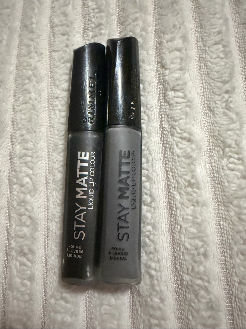 Rimmel London Stay Matte Liquid Lip Colour - Black & Gray